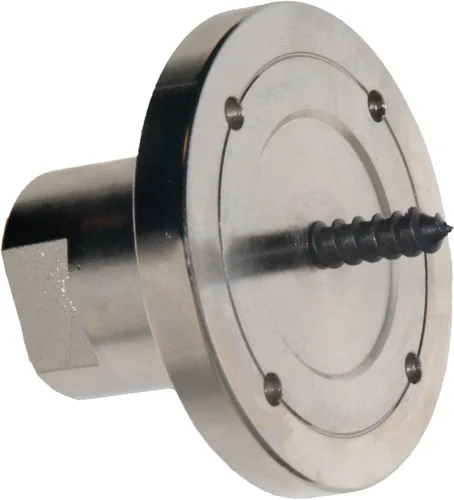 Vista 2 de PSI Woodworking CF2J Placa frontal de torno de 2 pulgadas para husillo de 1 "x 8 tpi, 2" sin portabrocas de tornillo