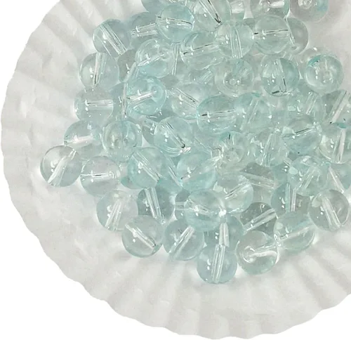 Vista 17 de Granos de cristal gris 0.394 in 200pcs claro redondo