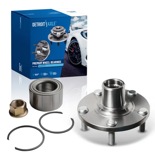 Vista 61 de Detroit Axle - Cojinete de rueda delantera para Honda Civic Chevy Aveo5 Spark Pontiac Lemans Pontiac G3 Wave Optima Suzuki Swift+ VW Jetta Rabbit