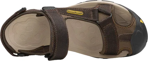 Vista 3 de CAMEL CROWN Sandalias de senderismo impermeables para hombre, sandalias de agua con punta cerrada, sandalias deportivas para verano, al aire libre
