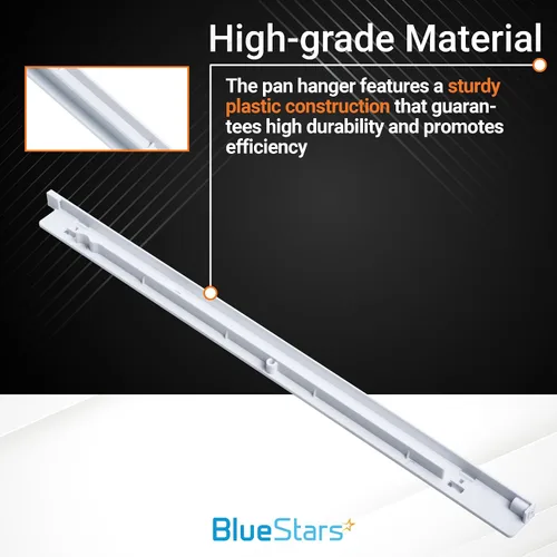 Vista 4 de BlueStars [IZQUIERDA] Pieza de repuesto mejorada 240530601 para colgar sartenes para refrigeradores Frigidaire y Kenmore – Reemplaza 24046040 917557