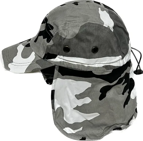 Vista 4 de Mrlahat Gorra de pesca ajustable al aire libre con solapa larga para orejas y cuello, unisex
