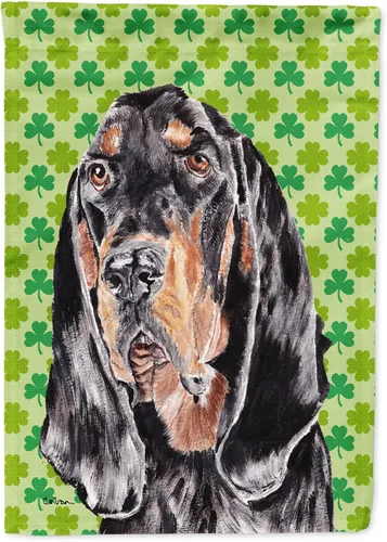 Vista 275 de Caroline's Treasures SS4442GF Affenpinscher Bandera de jardín con retrato de trébol del día de San Patricio para buzón, bandera decorativa