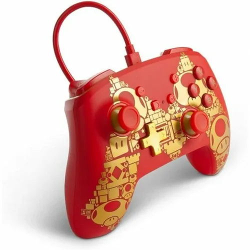 Vista 8 de PowerA Enhanced Wired Controller for Nintendo Switch - Golden M