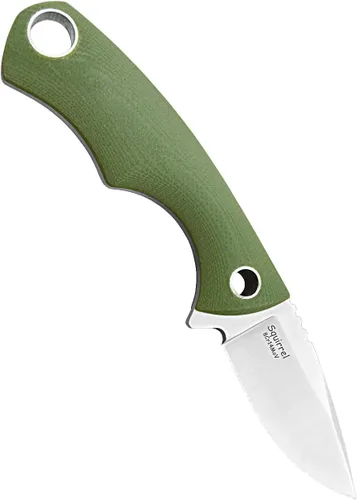 Vista 4 de TONIFE Cuchillo para el cuello, mini cuchillo de supervivencia al aire libre, hoja afilada EDC de alta dureza de 1.7 pulgadas, cuello portátil