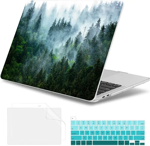 Vista 23 de May Chen Funda compatible con MacBook Air de 13 pulgadas 2022 2021, versión 2020-2018 Modelo: M1 A2337 A2179 A1932, carcasa rígida de plástico