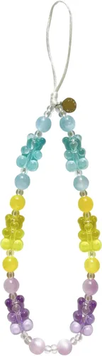 Vista 8 de Drawwind Correa con cuentas para teléfono con pulsera universal, cordón para teléfono celular lindo, pulsera de muñeca con cuentas, cadena de hilo