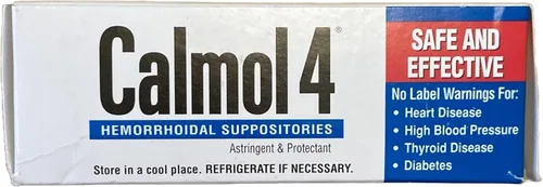 Vista 4 de Calmol 4 Supositorios hemorroidales 24 cada uno (paquete de 2)