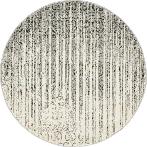 Vista 27 de Unique Loom Del Mar Collection Alfombra de Área - Jennifer (5' 1" x 8' Rectángulo, Gris/Negro)