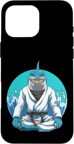 Vista 19 de Funda para iPhone 16 Jiu Jitsu Shark