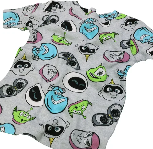 Vista 5 de Disney Boys' 4-Piece Snug-fit Cotton Pajamas Set