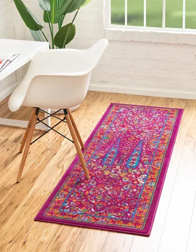 Vista 9 de Unique Loom Calypso Collection - Alfombra rectangular de 2 x 3 pies, color aguamarina y azul marino