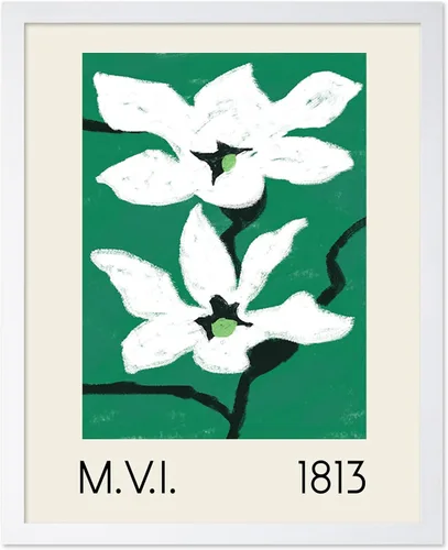 Vista 66 de Poster Master Póster vintage Overbeck – Impresión de acuarela retro – Regalo para artistas, amigos, girasoles, hermoso, botánico, planta