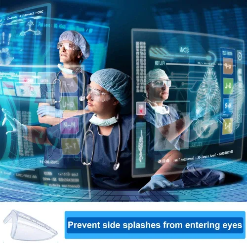 Vista 7 de 30 pares de protectores laterales de seguridad grandes, protectores laterales deslizantes, se adaptan a marcos de anteojos pequeños a medianos