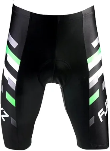 Vista 4 de fjqxz Culotte corto de ciclismo para hombre con acolchado 3D Conjunto F011D Negro