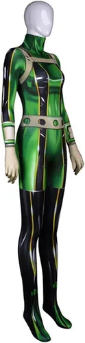 Vista 3 de Cosplay Life - Disfraz de My Hero Academia para Cosplay - Disfraz de animé Boku No Hero, traje de cuerpo entero con tela de licra para Cosplay