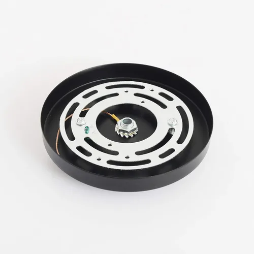 Vista 3 de BRIGHTTIA Kit moderno de toldo poco profundo de 5 pulgadas con herrajes, negro mate, conversión de luz colgante para enchufar a cable duro, piezas