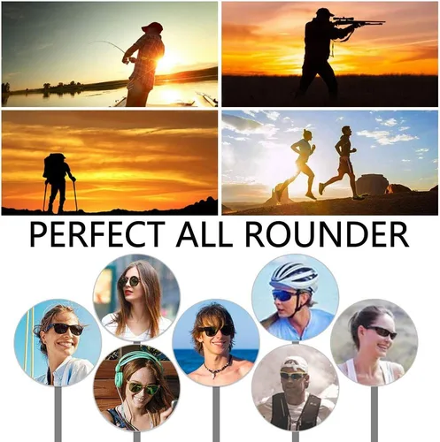 Vista 5 de Polarized Sports Sunglasses for Women Men Running Golf Fishing Cycling Driving 100% UV Protection Sun Glasses JE001