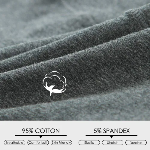 Vista 5 de INNERSY - Ropa interior de algodón para mujer, de talle alto, para posparto, paquete múltiple