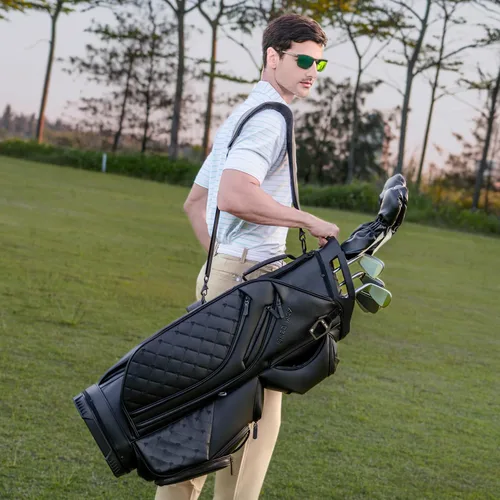 Vista 7 de ASK ECHO Bolsa de Carrito de Golf Silenciosa con Divisores de Longitud Completa de 15 Compartimentos SLC-130LE