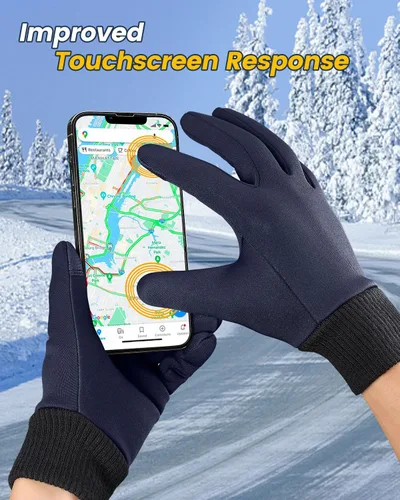 Vista 3 de FEWTUR Winter Gloves for Men Women Cold Weather - Touchscreen Gloves for Running
