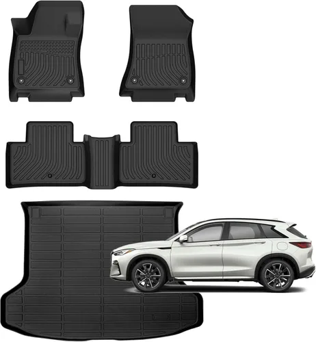 Vista 19 de Alfombrillas para Jeep Compass 2007-2016/2007-2016 Jeep Patriot/Dodge Caliber 2007-2012 para todo tipo de clima con forro de carga para automóvil