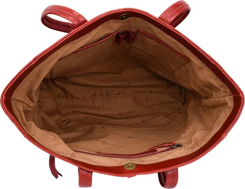 Vista 3 de ANTONIO VALERIA Regalo para el día de la madre Alexis cuero totebolso de hombro con asa superior para las mujeres