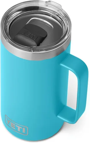 Vista 22 de YETI Rambler - Taza de acero inoxidable aislada al vacío con tapa MagSlider, 24 onzas