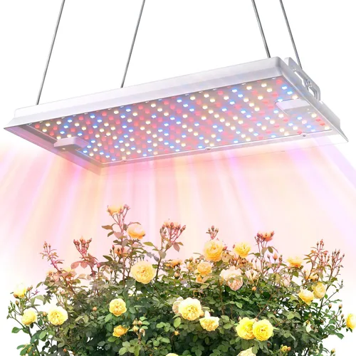 Vista 10 de MetryGrow Luces de Cultivo para Plantas de Interior, [Aplicación Inteligente y Cobertura Amplia de 2x2 Pies] Lámparas de Cultivo de Plantas de 48W