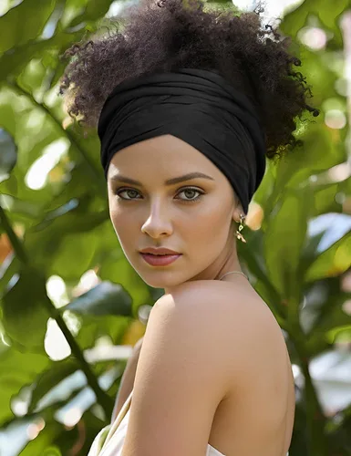 Vista 2 de Elegante turbante abierto con forro de satén para mujer, diademas de entrenamiento unisex antideslizantes deportivas para yoga, para viajes, fitness