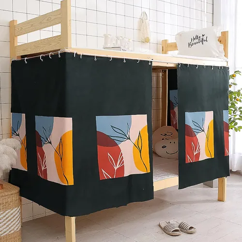 Vista 7 de MioCloth Cortina a prueba de luz para dormitorio, litera, decorativa, cubierta de privacidad, toldo para decoración de fondo de fotos, cortina opaca