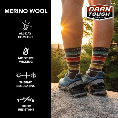 Vista 6 de Darn Tough Vermont - Calcetines de senderismo para botas con almohadilla total
