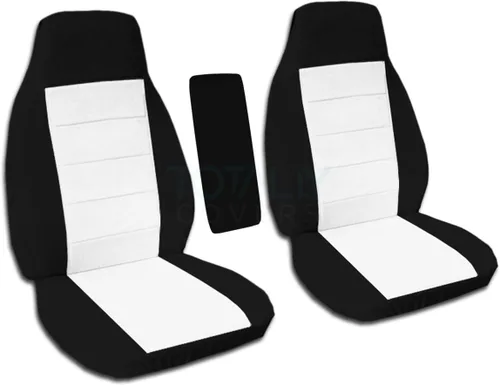 Vista 15 de Totally Covers Compatible con Ford Ranger 1998-2003/Mazda Serie B 1998-2000 de dos tonos con funda de reposabrazos central: negro y azul