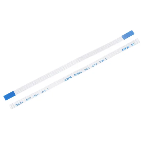 Vista 45 de uxcell Cable plano flexible, 5 pines de 0.020 in de paso de 1.181 in, FPC FFC, cable de cinta flexible para TV LCD, audio para automóvil
