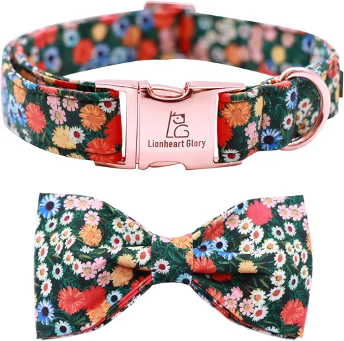 Vista 40 de Lionheart glory Collar de perro con bandera estadounidense, collar de lazo para perro del 4 de julio, resistente y ajustable, patriótico