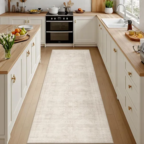 Vista 52 de Alfombras de área 8x10 Sala de estar: Dormitorio Alfombra Lavable Beige