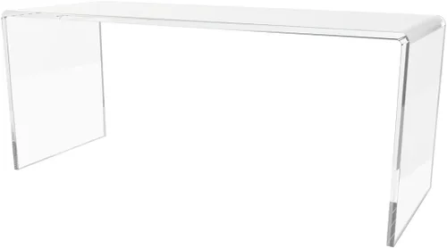 Vista 25 de Marketing Holders Plataforma elevadora de acrílico transparente Pantalla cuadrada de 3 pulgadas de ancho de 3 lados Encimería Escaparate