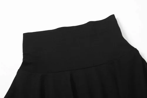 Vista 5 de OThread & Co. Camiseta de cuello alto de media manga para mujer, capa elástica básica, cómoda, cuello alto