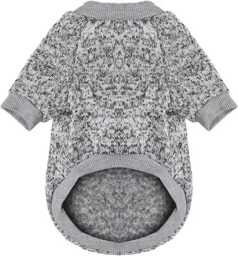 Vista 6 de Jecikelon Ropa para Perros Suéter para Perros Ropa Suave para Cachorros Ropa de Invierno Suéteres para Cachorros Atuendo Cálido para Perros Pequeños