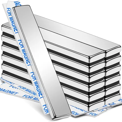 Vista 10 de MIKEDE -Imanes de neodimio y tierras raras pequeños y resistentes con forma de barra rectangular, para refrigerador, pizarra, almacenamiento
