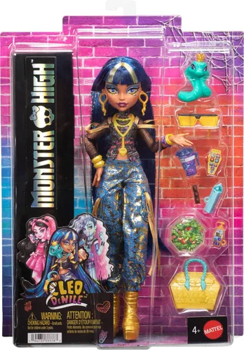 Vista 6 de Monster High Cleo De Nile Muñeca con Pet Cobra