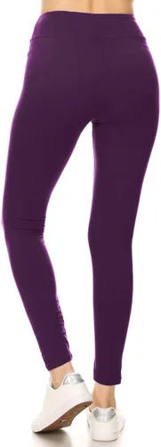 Vista 4 de Leggings Depot Leggings de cintura alta para mujer suaves como la mantequilla pretina de 3 pulgadas para yoga tallas regular plus 1X3X 3X5X