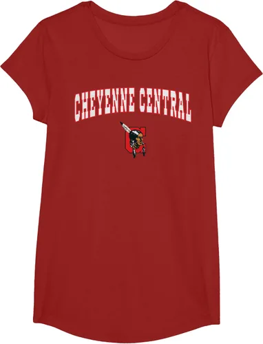 Vista 32 de Cheyenne Central High School Indians T-Shirt C2