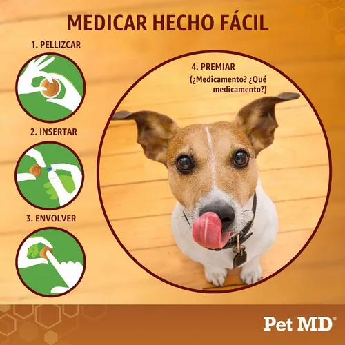 Vista 3 de Pet MD Wrap A Pill Pasta de píldora con sabor a mantequilla de maní