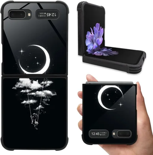 Vista 24 de DAIZAG Funda compatible con Samsung Galaxy Z Flip 5G, protección completa, a prueba de golpes, antiarañazos, funda de poliuretano termoplástico