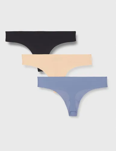 Vista 3 de Under Armour Tanga elástica pura para mujer, paquete de 3