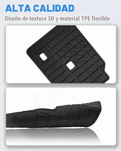Vista 4 de Forros de Carga Alfombrilla de Respaldo para BMW X1 Accesorios 2023-2025 con Gancho y Velcro Alfombrilla de Maletero Trasero Protector de Cubierta