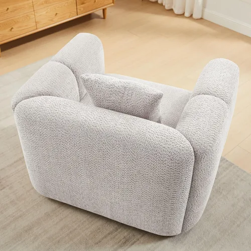Vista 6 de VANOMi Juego de sofá modular seccional extragrande en forma de nube con sofá de 95" y sillones de 42" para sala de estar, juego de muebles tapizados