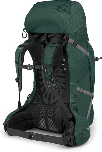 Vista 2 de Osprey Aether Plus 70 - Mochila de mochilero para hombre, verde Axo, S/M