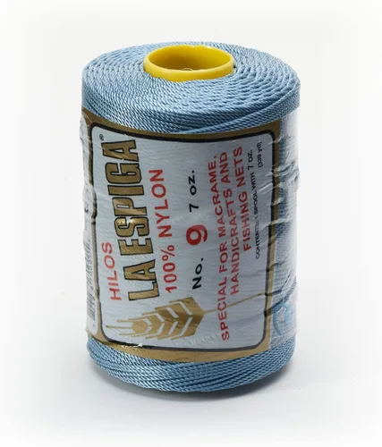 Vista 60 de N° 9 - 100% Cordón de Hilo de Nylon Omega para Tejer y Crochet - 01 Blanco